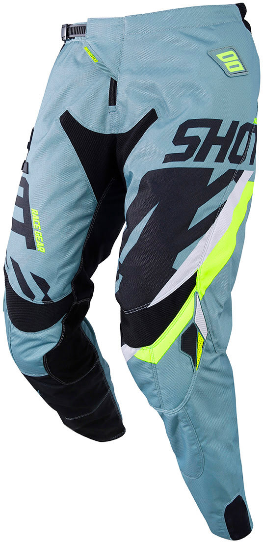 Calças CONTACT SCORE Kaki/Amarela neon (30Us-38Eu)