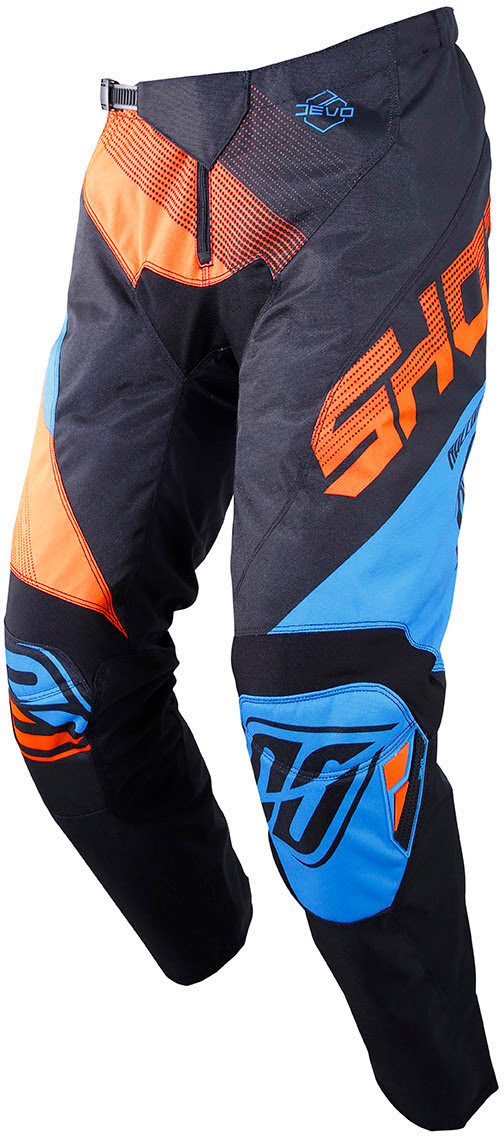 Calças DEVO ULTIMATE Azul/Laranja neon (40Us-48Eu)