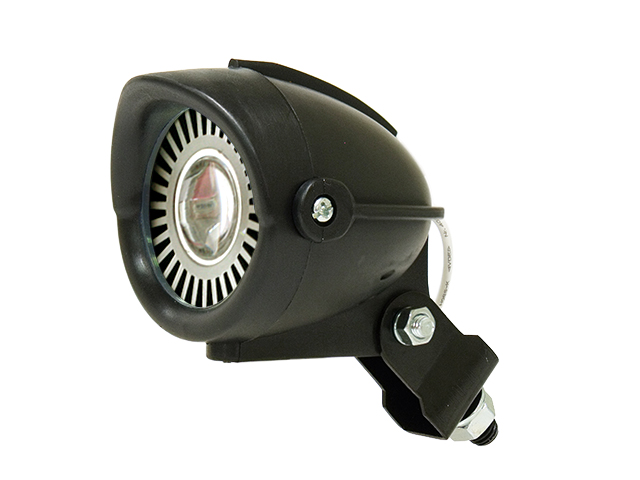 Farol ø55mm LED Preto 12V/1W
